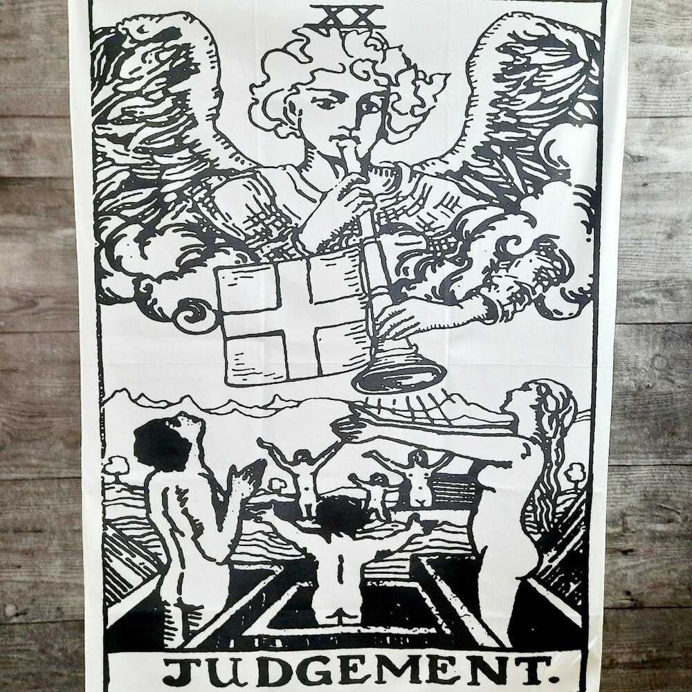 Judgment Tarot Card Wall Tapestry